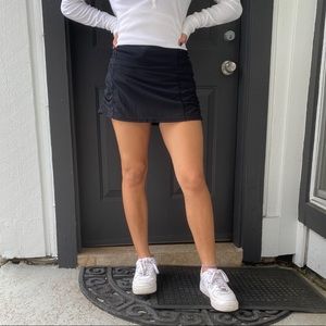 Lululemon Rouched Side Running Skirt Black